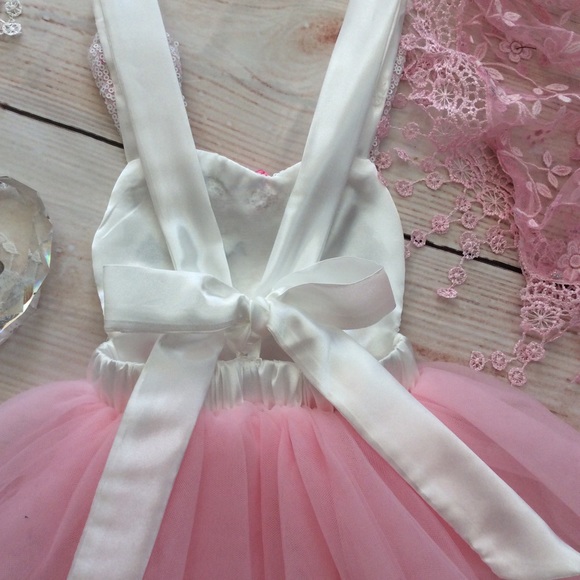 💕RESTOCK💕Baby Girls Glitzy Bunny Romper Dress - Picture 6 of 6